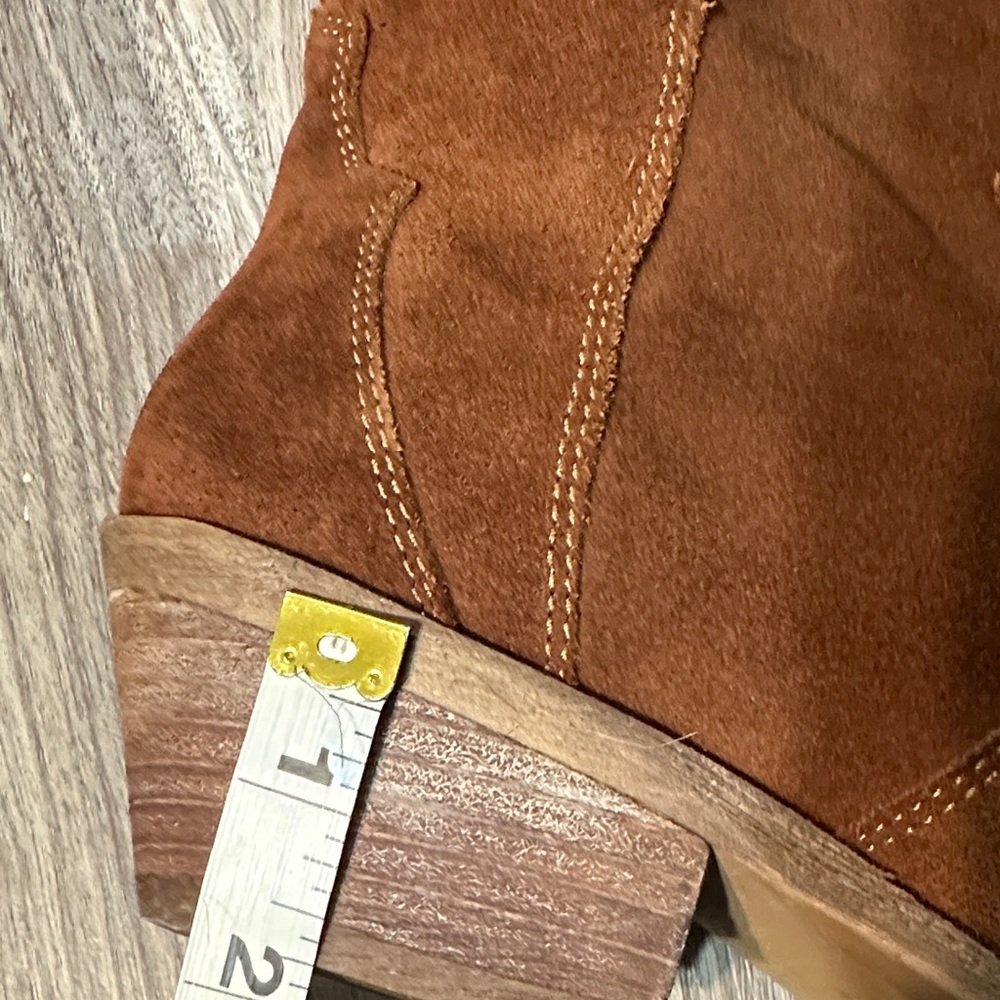 Steve Madden Chestnut Suede Ankle Boots - Picture 10 of 10